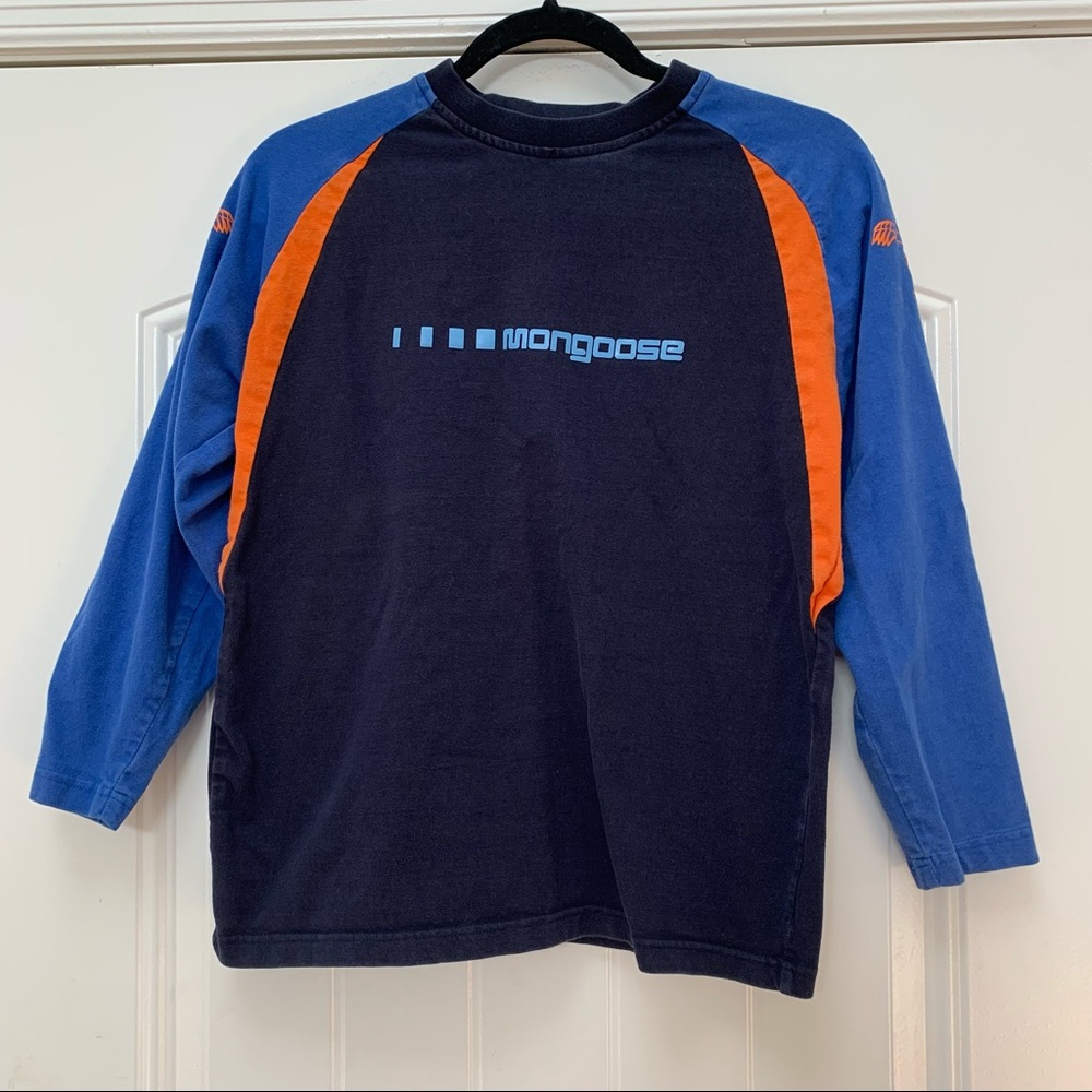 Vintage retro colors BMX Mongoose bike tee shirt